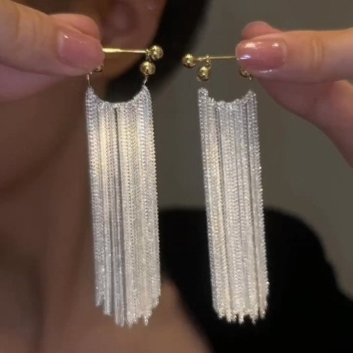 Galaxy Waterfall Tassel Earrings
