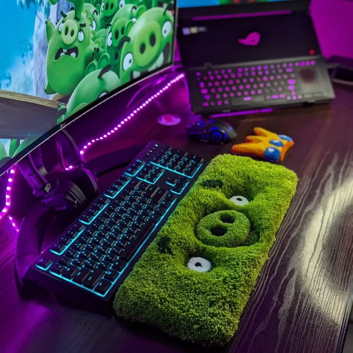 Keyboard Rug Handtufted Anime Keyboard Rug