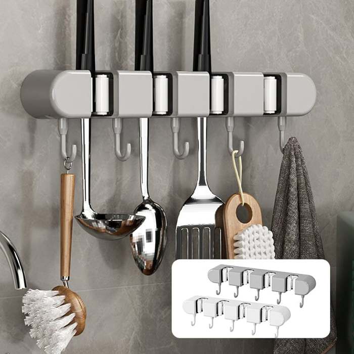 Hot Sale 48% OFF Multifunctional Mop Holder with Hook