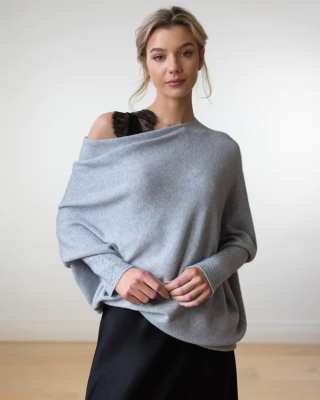 Hot Sale - 49% OffAsymmetric Draped Jumper Buy 2 Save 20%