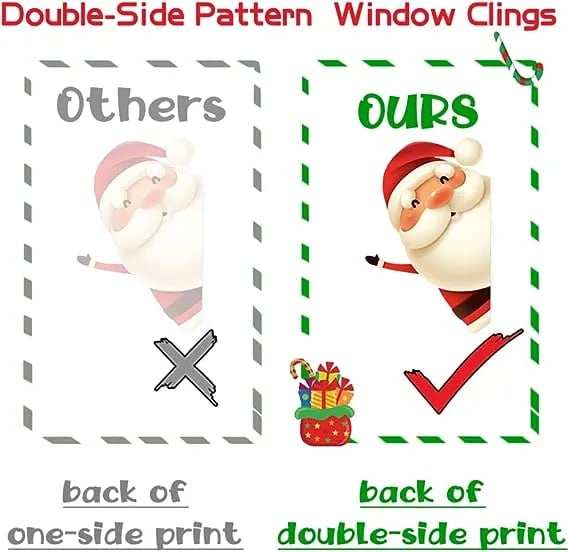 Buy 1 Get 1 Free - Christmas Window Clings