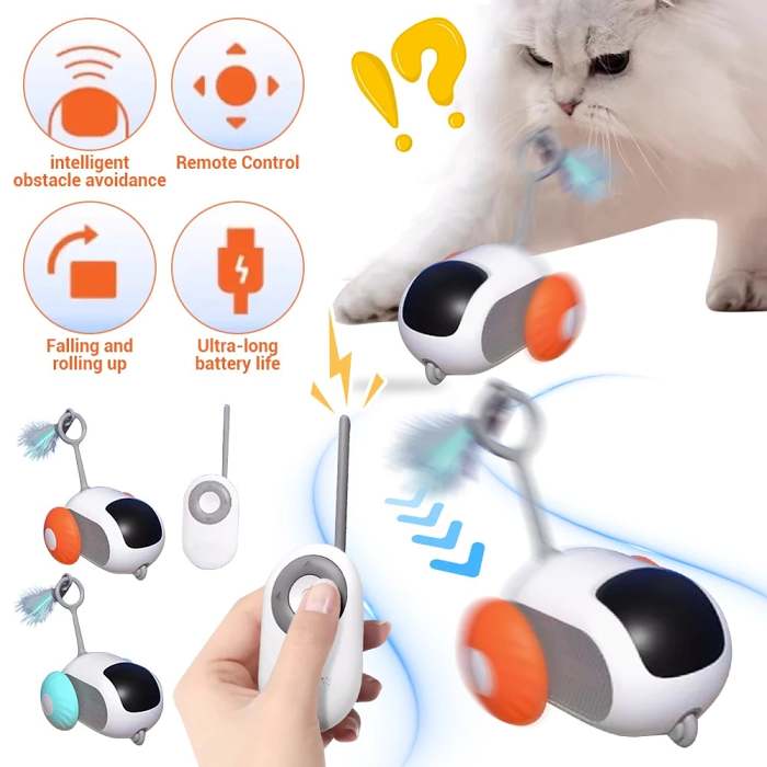 Gift For Your Cat - Remote Control Smart Electric Cat Toy