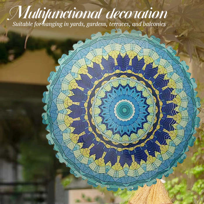 Stainless steel wind rotating hanging wind chime