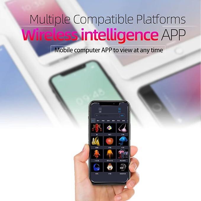 42CM Small Size 3D Holographic Fan Phone App control