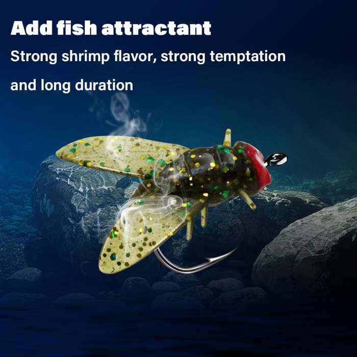 FATHER'S DAY SALE - Simulated Flies Fishing Attractor Bait Hook