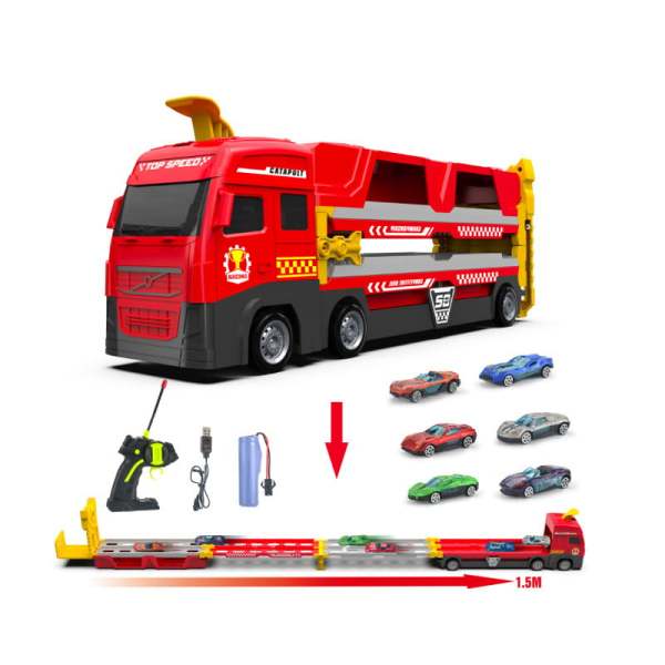 Xmas SalesMega Hauler Truck With Ejection Race TrackBuy 2 Save 15%