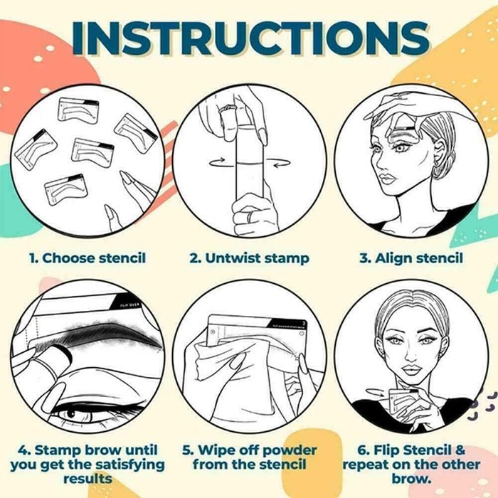 One Step Brow Stamp Shaping Kit