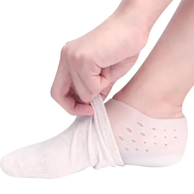 Medical grade height increasing gel insoles