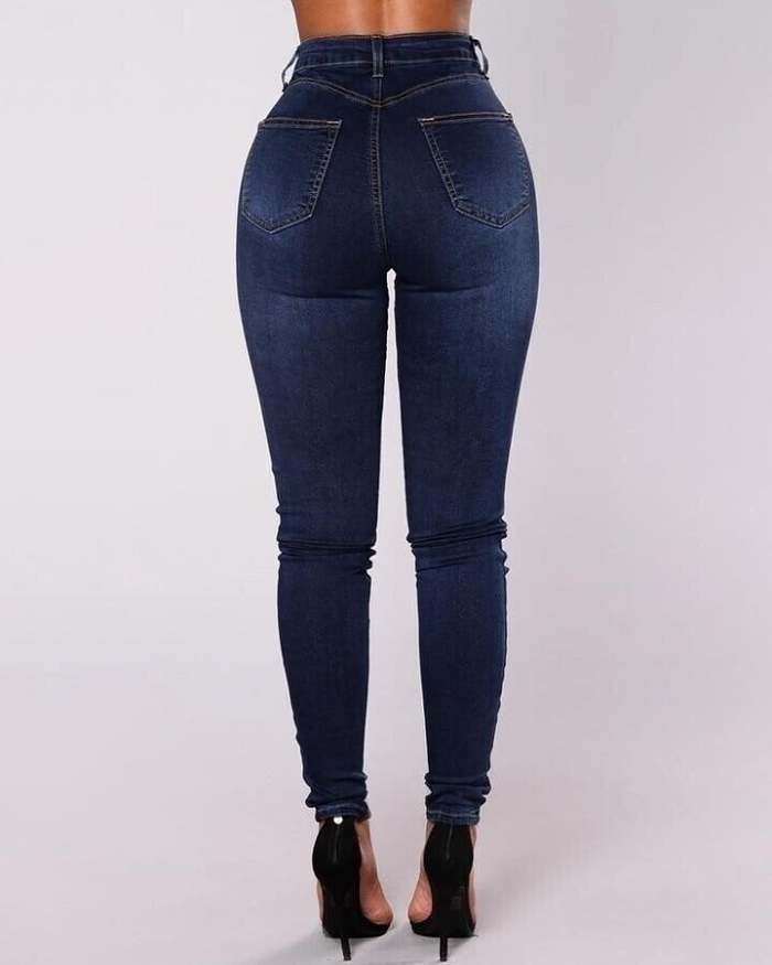 45% OFFDouble Breasted High Waist Skinny Jeans