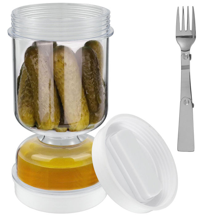 Pickle Container with Strainer