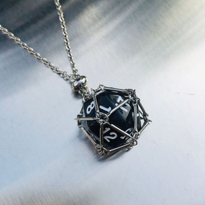 D20 Dice Holder Necklace