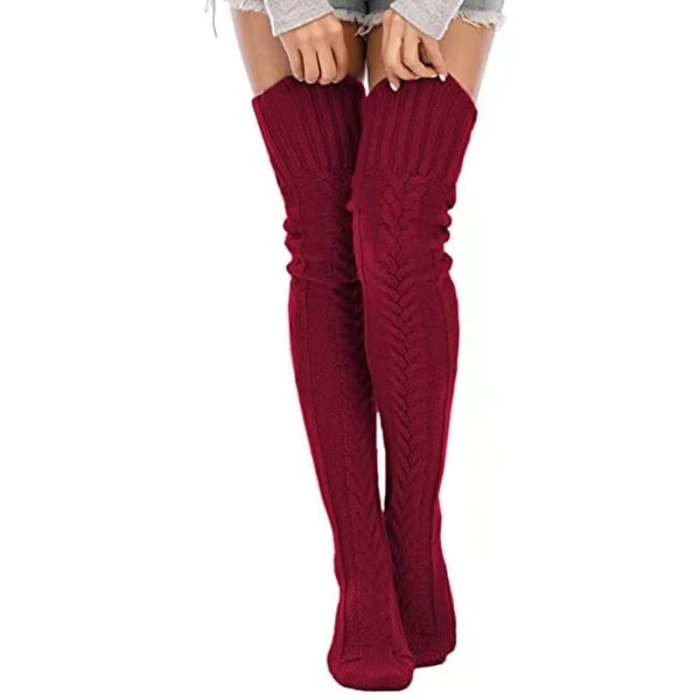 Christmas Hot Sale - Women's knitted warm leg socks