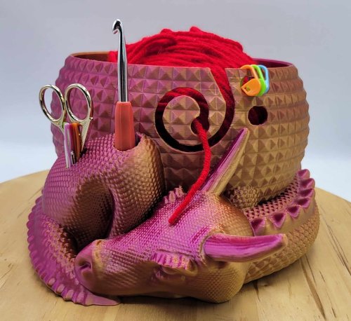 Fantasy Knitting or Crochet Bowl