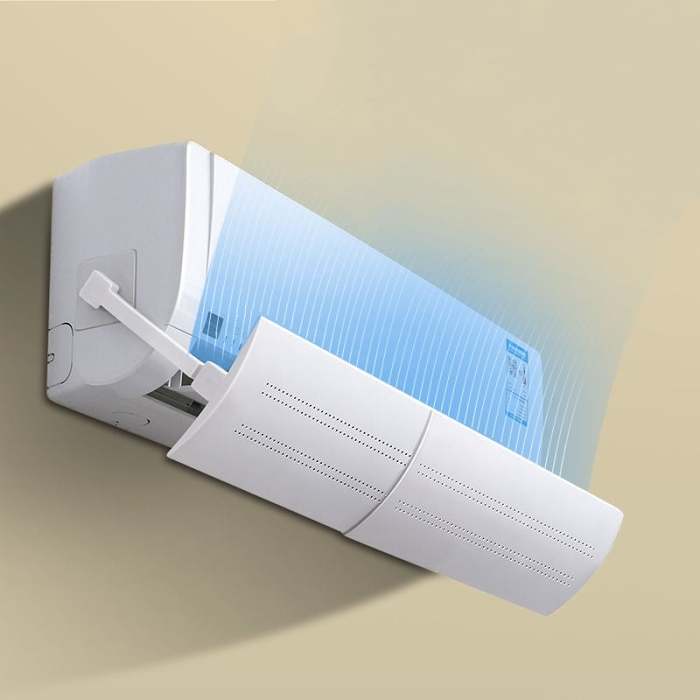 Retractable Air Conditioner Air Deflector