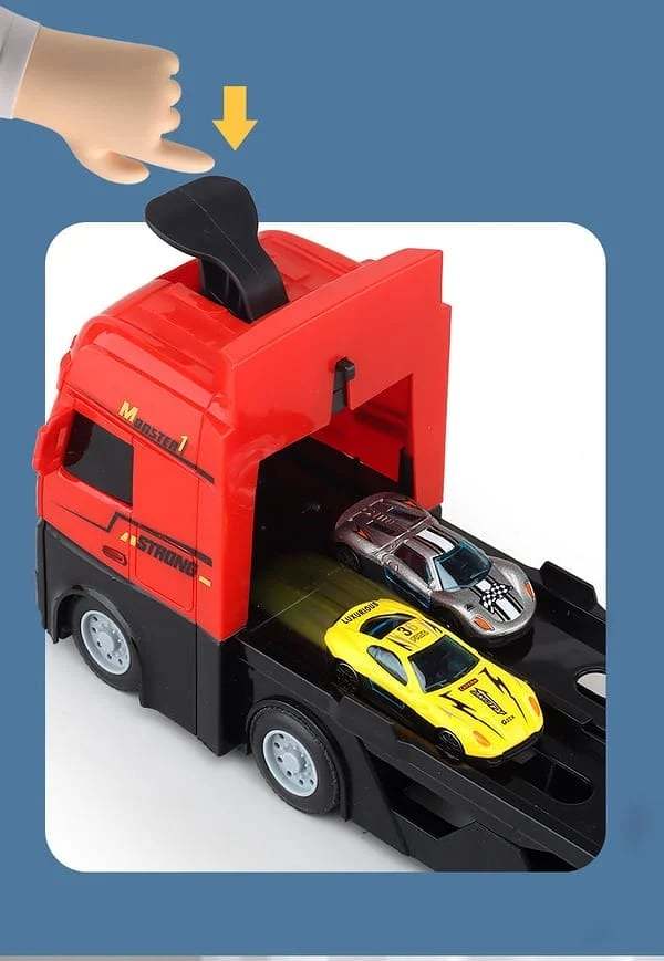 Xmas SalesMega Hauler Truck With Ejection Race TrackBuy 2 Save 15%