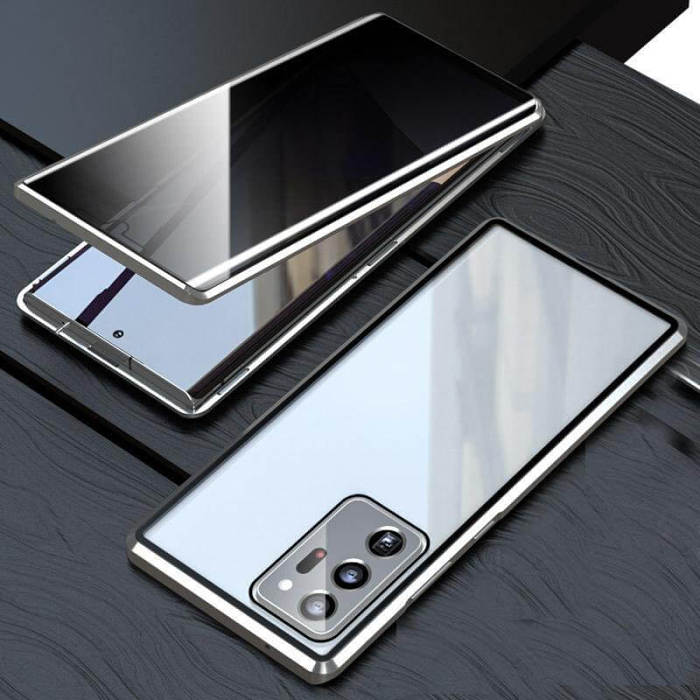 High Definition Magnetic Tempered Glass Double-sided Phone Case For Samsung