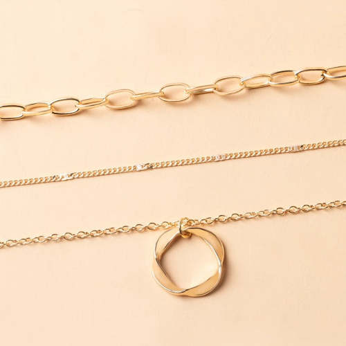 Vintage Layered Necklace & Pendant Necklace