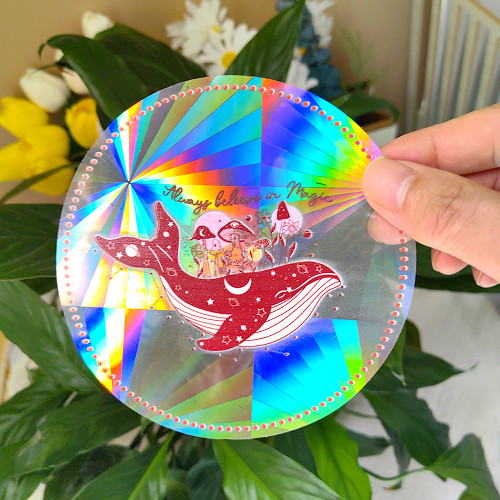 Magic Whale Sun Catcher Sticker