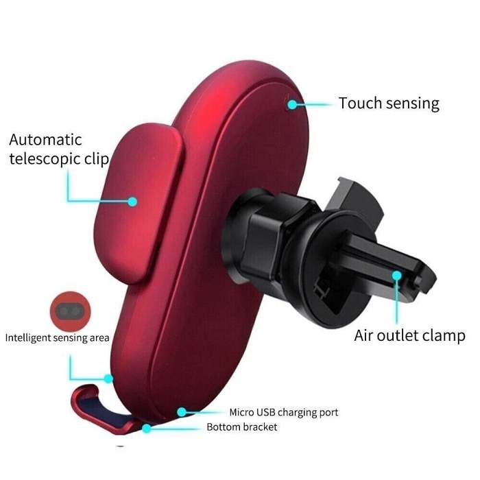 (Christmas Sale NOW-40% OFF) Smart Car Wireless Charger Phone Holder-BUY 2 FREE SHIPPING