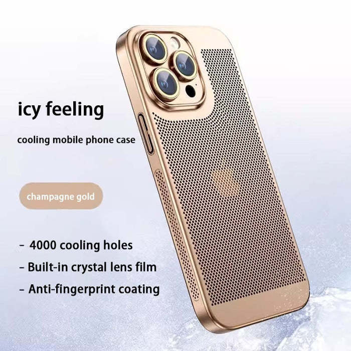 Electroplating Heat Dissipation iPhone Case Compatible with iPhone