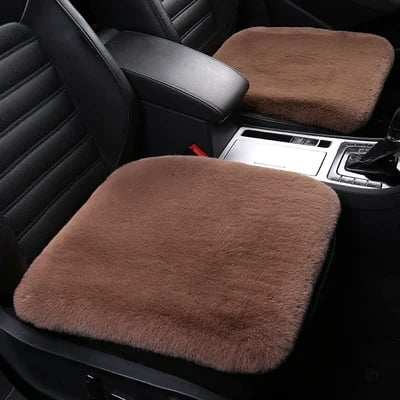 -Plush Car Seat Cushion