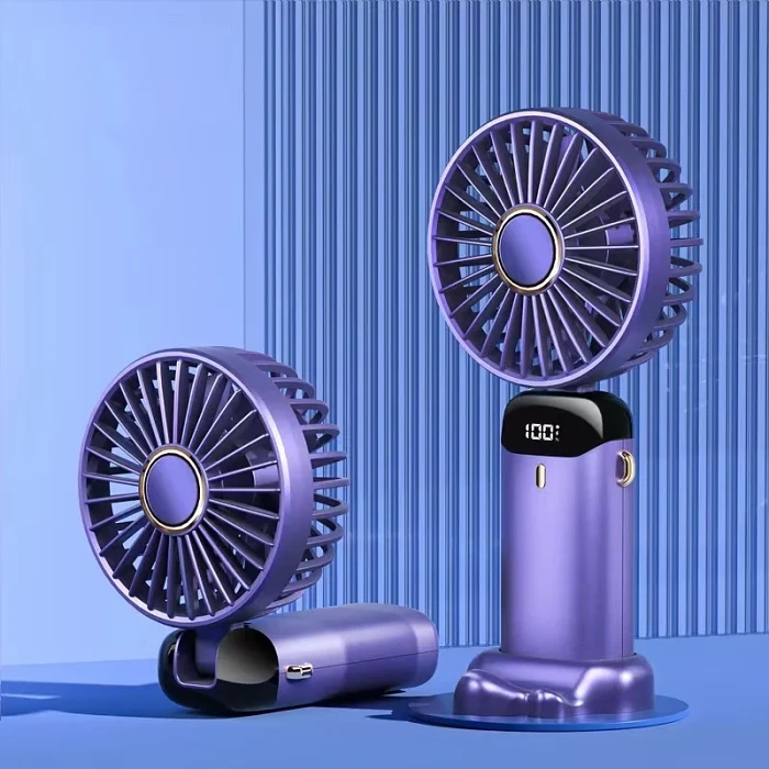 Foldable and Hangable Portable Rechargeable Mini Handheld Fan