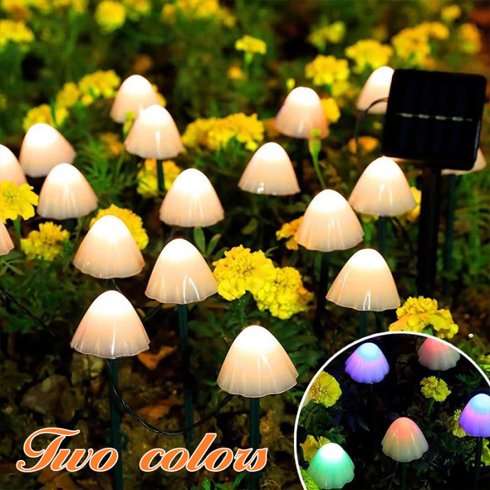 High Bright Waterproof Solar Ground Mushroom LightFree shipping on orders over $60