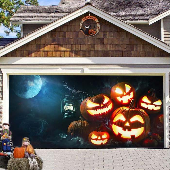 Halloween 2024 Garage Door Decoration