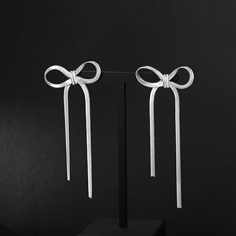 Bow Drop Dangle Earrings