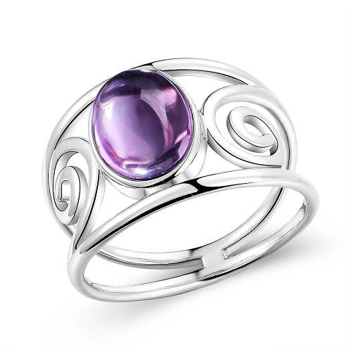 Amethyst 925 Sterling Silver Ring