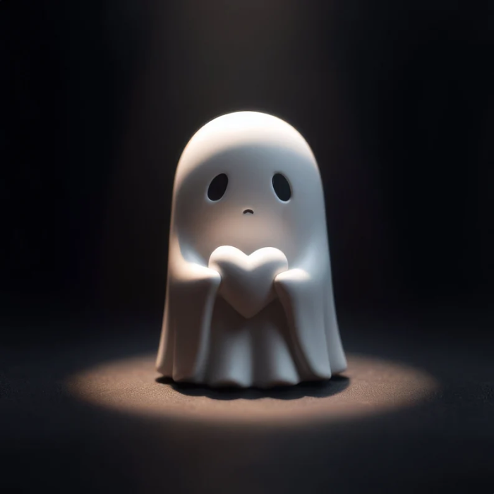 2024 Halloween Cute Ghost Statuet