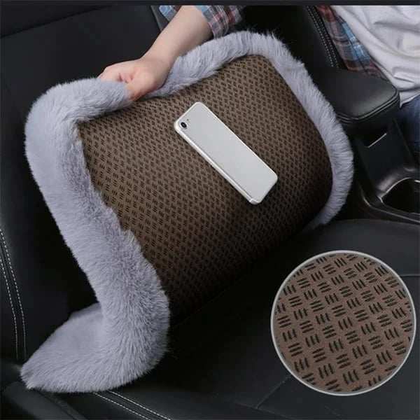 -Plush Car Seat Cushion