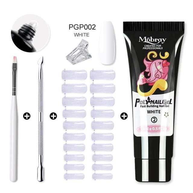 Multielement gel nail kit