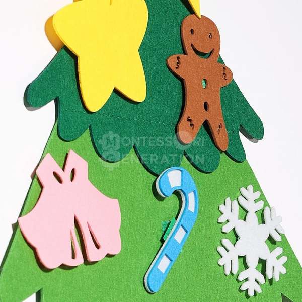 Montessori 3D DIY Felt Christmas Tree
