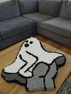 2024 Halloween Bath Mat Ghost Tufted Rug