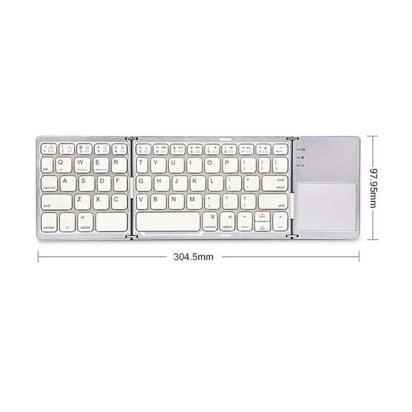 Multi-Device Foldable Bluetooth Keyboard