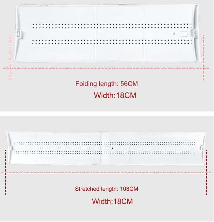 Retractable Air Conditioner Air Deflector