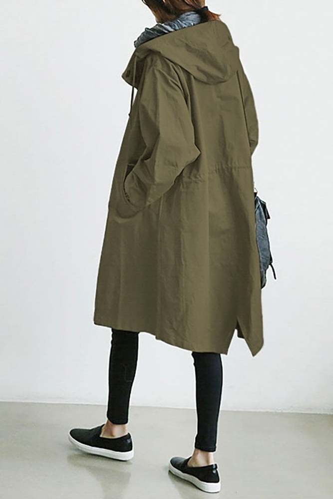 Oversized Hooded Windbreaker