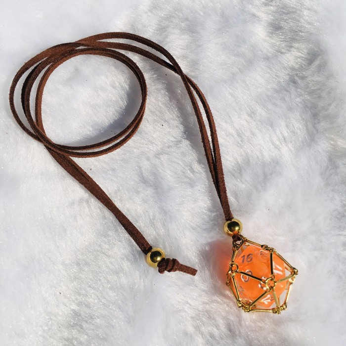 D20 Dice Holder Necklace