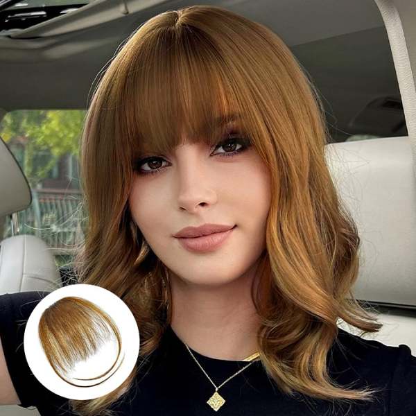 Hot Sale 50% Clip in Bangs (High temperature filament) Buy 2 Free Shipping