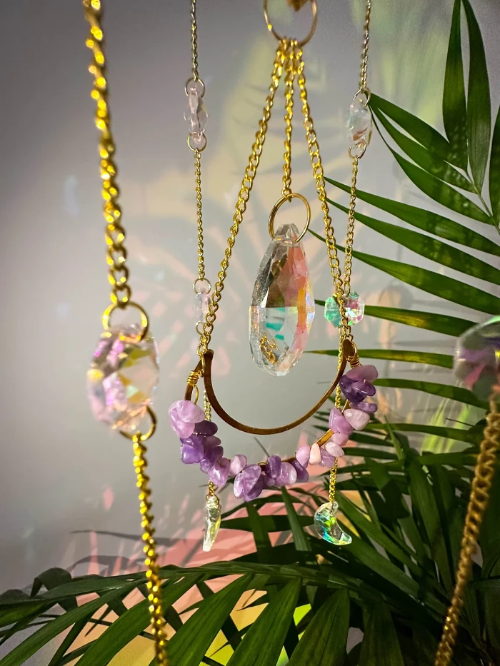 Handmade Natural Crystal Sun-catcher