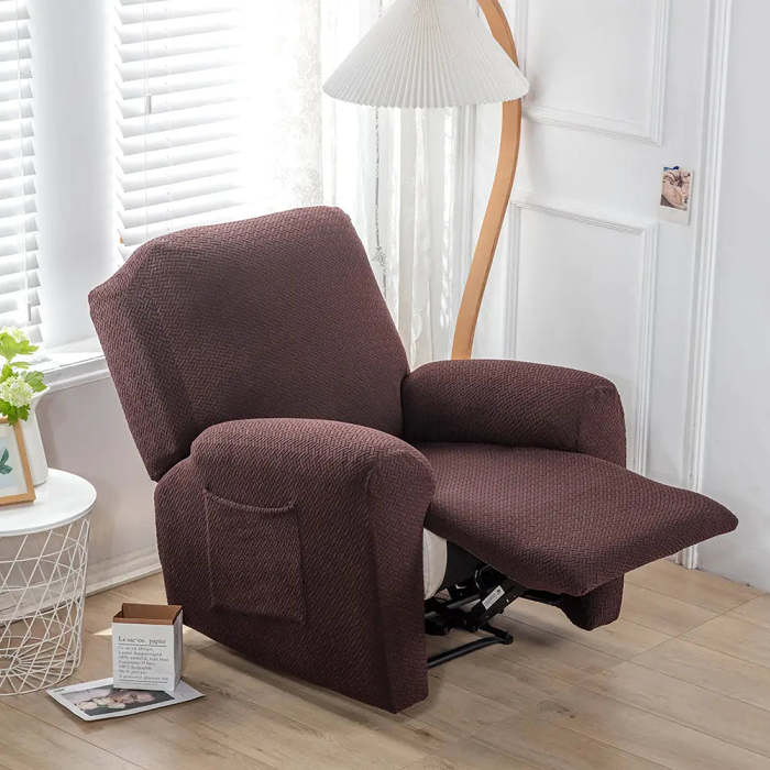 Soft Recliner Slipcover 4 Pcs Sofa Cover
