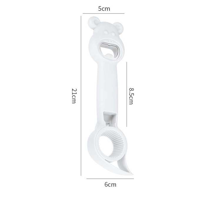 1 Pcs 4 in 1 Multi Function Can Opener Bottle