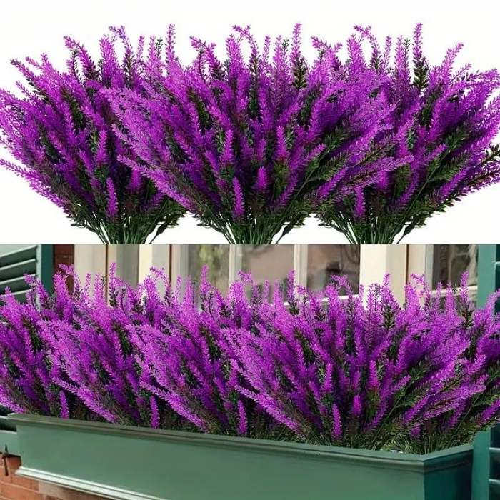 Outdoor Artificial Lavender Flowers