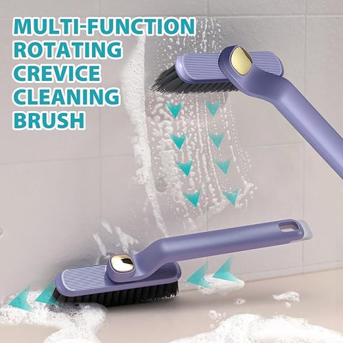 Multi-Function Rotating Crevice Cleaning Brush