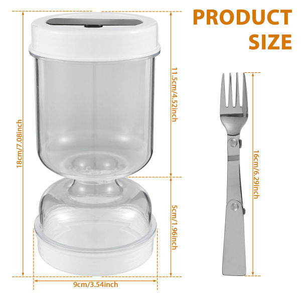 Pickle Container with Strainer