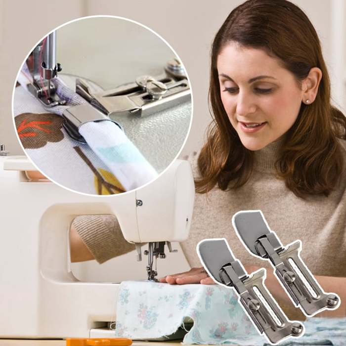 New Year 2024 Sale 49% OFFAdjustable Sewing Rolled Hemmer Foot