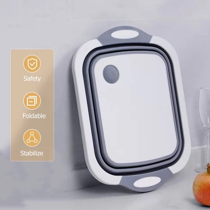 Foldable Chopping Board Wash Basin Portable