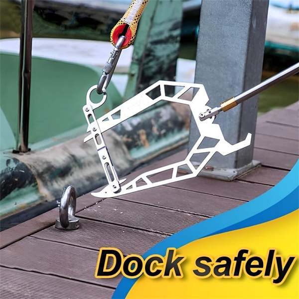 Telescoping Automatic Boat Dock Hook