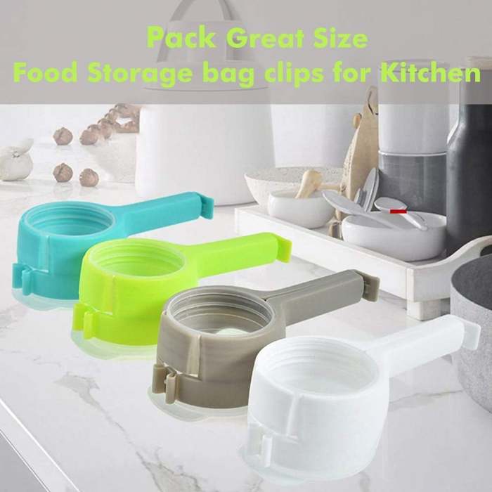 Food Bag Clips With Pour Spouts